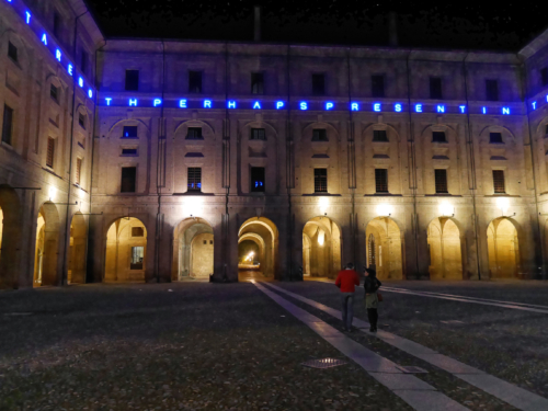 Parma Palazzo dellla Pilotta Nacht